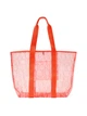 Сумка шопер пляжна Mesh Carryall Beach Tote Помаранчевий з різнобарвним - изображение 1
