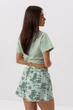 Піжама (футболка + шорти) жіноча бавовняна BARWA garments 0400/381 S Фісташкова (2114003811148) - изображение 7