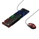 Набор Gaming Combo HOCO DI86 Handsome luminous keyboard mouse headset set (UA/EN/ua Layouts), USB, black - изображение 5