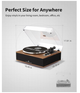 Виниловый проигрыватель ANGELS HORN Hi-Fi Bluetooth, 4 динамика, AT-3600L - изображение 3