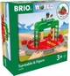 Перекресток для железной дороги Brio с фигуркой на 7 направлений (7312350334760) - изображение 1