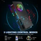 Черные панели (корпус) для PlayStation 5 Disc Edition 2020 с вентиляцией и RGB-подсветкой - защитный корпус ABS - изображение 4