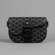 Сумка Goyard через плечо, мужской спортивный мессенджер, барсетка Гаярд, чорная летняя Гоярд - изображение 2