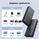 Перемикач HDMI Ugreen 3 в 1 4K 60Гц HDR10+ 3D Dolby Audio з пультом ДК та живленням USB-C Чорний - зображення 3