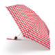 Женский мини зонт Fulton L501-042298 Tiny-2 Red Gingham (Красная клетка) - изображение 1