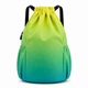 Рюкзак-мешок Vayro VR 030 XL 24 л 48х34х15 см желтый спортивный водоотталкивающий с боковыми карманами для фитнеса путешествий и города - изображение 2