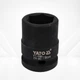 Ударна головка для гайковерта 19 мм квадрат 1/2" YATO YT-1009 з CrMo SCM-440, довжина 39 мм - зображення 1