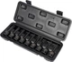 Комплект ударных насадок SPLINE M4–M16 YATO YT-10691 из стали CrMo 9 шт для ремонта автомобилей - изображение 3