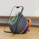 Акустика ACEFAST K10 Air, speaker with wireless charger, IPX4, BT5.4, Qi2 25W, RGB, TWS, grey - зображення 8