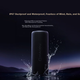 Колонка Xiaodu Pro Black Bluetooth портативна вулична потужна, пилонепроникна, водонепроникна, 20год роботи - зображення 4