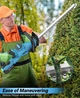 Аккумуляторный кусторез LEEIKOO, электрический кусторез с аккумулятором 4000 мАч Синий - изображение 6