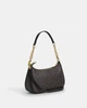 Сумка жіноча Coach Teri Shoulder Bag In Signature Canvas CV933 коричнева - зображення 2
