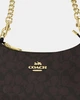 Сумка жіноча Coach Teri Shoulder Bag In Signature Canvas CV933 коричнева - зображення 7