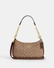 Сумка жіноча Coach Teri Shoulder Bag In Signature Canvas CV933 бежева - изображение 1