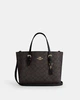 Сумка жіноча Coach Mollie Tote bag 25 in Signature Canvas коричнева - изображение 1