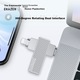 Флеш-накопичувач Lenovo Ecosystem Brand Yinen 128 ГБ Type-C Lightning Dual Interface USB 3.2 для Apple iPhone F520, резервне копіювання однією клавішею, універсальний USB-накопичувач Android Apple - зображення 7