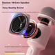 Микрофон-колонка Soaiy MC8 Duet Bluetooth для караоке, розовая - изображение 2