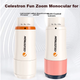 Детский монокулярный телескоп Celestron Kids 6-12x25 с зумом, высокой четкости, портативный, розовый, подарок на день рождения для детей. - изображение 2