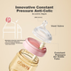 Детская бутылочка для кормления Oubeni Newborn Baby PPSU Anti-Drop AntiColic Feeding Bottle 0-6 Months 150ml Blue - изображение 5
