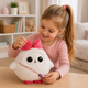 Интерактивная игрушка с искусственным интеллектом Holly H-42369 озвучивание на украинском языке, голосовое общение на 50+ языках, игры, сказки, новости, LED-глаза, WiFi - изображение 2