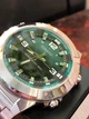 Мужские часы Casio AMW870 серый-зеленый - изображение 4