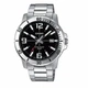 Чоловічий годинник Casio MTP-VD01b сірий-чорний - зображення 1