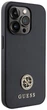 Etui na smartfon Guess 4G Strass Metal Logo do Apple iPhone 15 Pro Black (3666339150747) - obraz 2