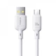 Кабель Baseus Silky Series Fast Charging Type-C 100W (2m) (white) - зображення 1