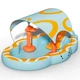 Басейн надувний дитячий з навісом від сонця Sunshade Inflatable Pool 320 см Круглий Блакитний - изображение 7