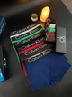 Чоловічі труси боксери Calvin Klein набір 5 шт L Сині, Коричневі, Червоні, Чорні, Зелені - изображение 1