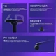 Крісло для геймерів Proove Gaming Geek white/purple - зображення 7