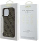Etui na smartfon Guess 4G Classic do Apple iPhone 16 Pro Brown (3666339346027) - obraz 4
