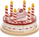 Ігровий набір Tender Leaf Toys Дерев'яний торт на день народження TL8283 (0191856082835) - зображення 1