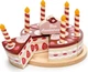 Ігровий набір Tender Leaf Toys Дерев'яний торт на день народження TL8283 (0191856082835) - зображення 2