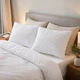 Набор подушек IDEIA Nordic Comfort+ 50×70 2 шт с молнией, антиаллергенные, в подарок наполнитель 200 г, белые (8-35819*001) - изображение 2