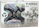 Dron Lean Toys Y30 R/C LED czarny (5905991068921) - obraz 1