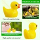 Утята пластиковые миниатюрные 16x18mm (Тип2), 100шт комплект, Yellow - изображение 3