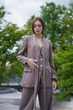 Елегантний жіночий костюм (піджак+брюки+топ) RicaMare S Капучино (RM2385-22DS---840) - изображение 2
