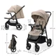 Прогулочная коляска Kinderkraft Trig 3 Tray Beige (KSTRIG03BEG000T) - изображение 10