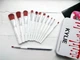 Кисти для макияжа Kylie Professional Brush Set 12 шт. синтетические, для глаз и лица - изображение 5