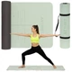 Коврик для йоги и фитнеса Actiget TPE 183 x 61 x 0.6 см спортивный ACT0022 Mint/Black (JDT-0850182) - изображение 2