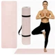 Коврик для йоги и фитнеса Actiget TPE 183 x 61 x 0.6 см спортивный ACT0024 Mint/Grey (JDT-0850183) - изображение 2