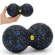 М'яч масажний подвійний Actiget EPP 8 x 16 см ACT0097 Black/Blue (JDT-0850197) - зображення 6