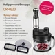 Кухонный комбайн Camry CR 4623 Black - изображение 8