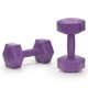 Гантелі Actiget Hex 2 x 2 кг ACT0158 Purple - зображення 11