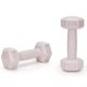 Гантелі Actiget Hex 2 x 0.5 кг ACT0155 Light Pink - зображення 10