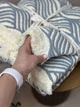 Плед двухсторонний муслиновый евро L&M Home Textiles 20291 200х220 см синий 5207643 - изображение 2