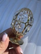 Фігурка з камінням Swarovski Яйце 8 см 160848 - зображення 3