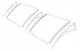 Козырек для двери из поликарбоната Metal-gum KlasK100x300 300 х 100 см навес для балкона Коричневый - изображение 5