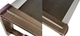 Козырек для двери из поликарбоната Metal-gum KlasK100x240 240 х 100 см навес для балкона Коричневый - изображение 5